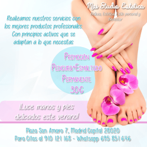 Promoción pedicura